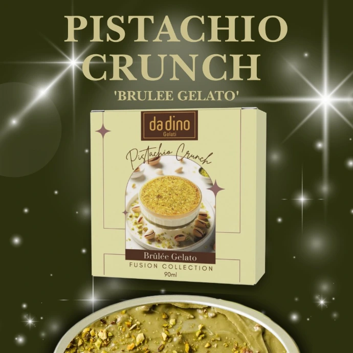 [BRU9008] da dino Pistachio Crunch Brûlée Gelato 開心脆脆雪糕